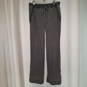 Standard James Perse 100% Linen Wide Leg Relaxed Pants Size Small